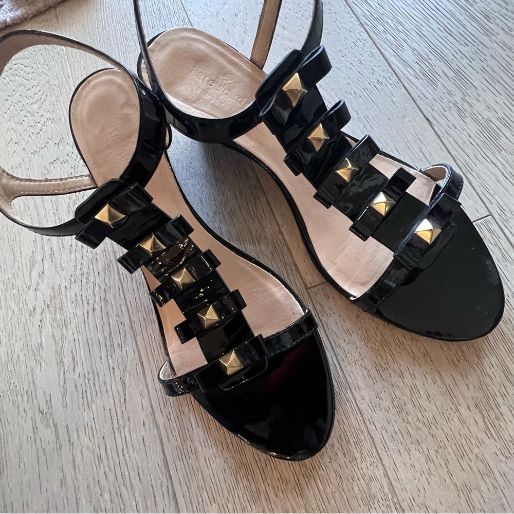 Kate Spade Small Wedge Patent Sandals